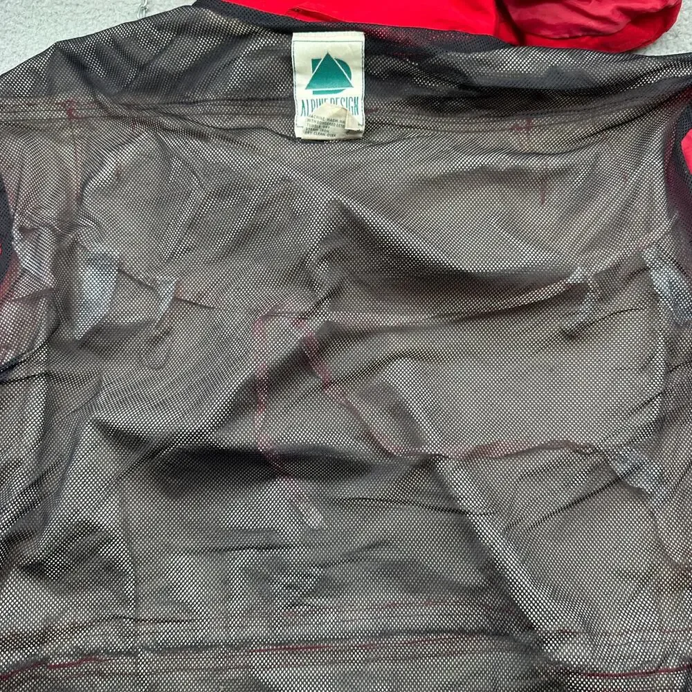 Vintage Alpine Design 91215 Gore-Tex Full Zip Hydrofil Jacket Mens Large Snow
